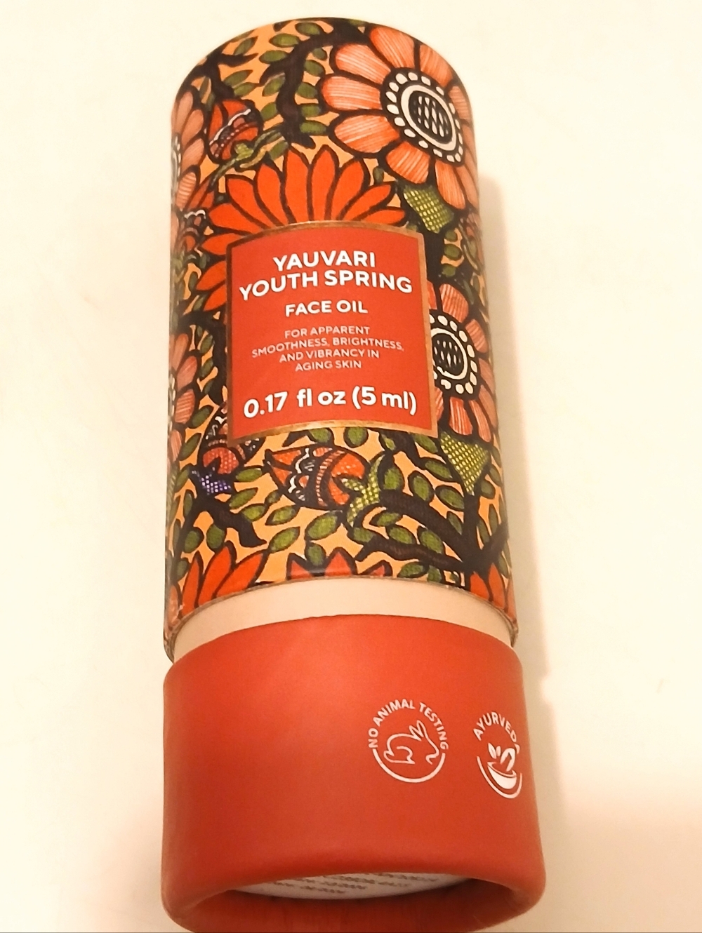 Yauvari Youth Spring Face Oil - Orange Floral Tube